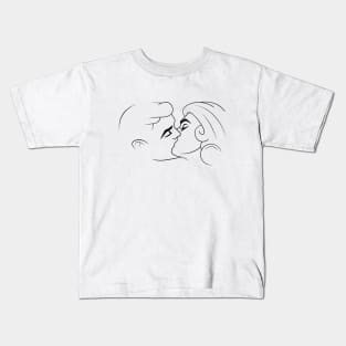 Lineart Lovers Kids T-Shirt